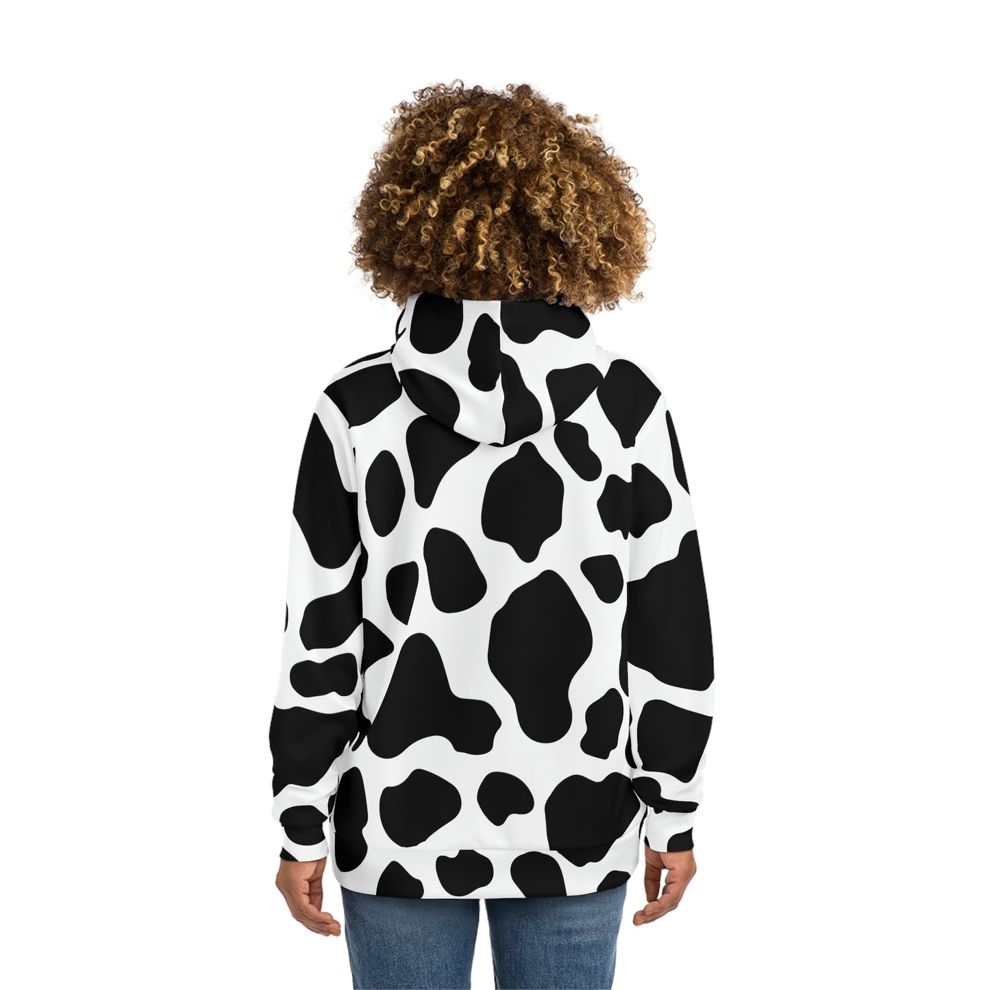 Personalized Western Boho Cow Print Parent Hoodie