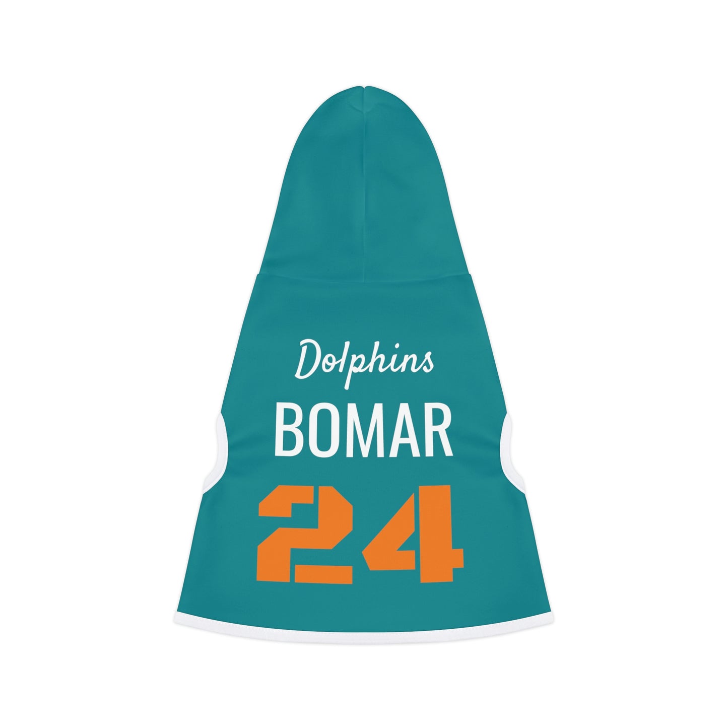 Personalized Miami Dolphins Pet Hoodie