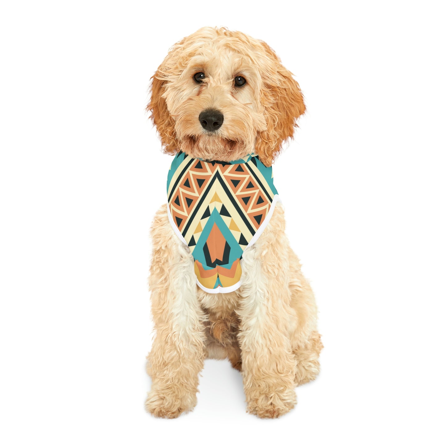 Personalized Western Boho Yellow Pet Hoodie