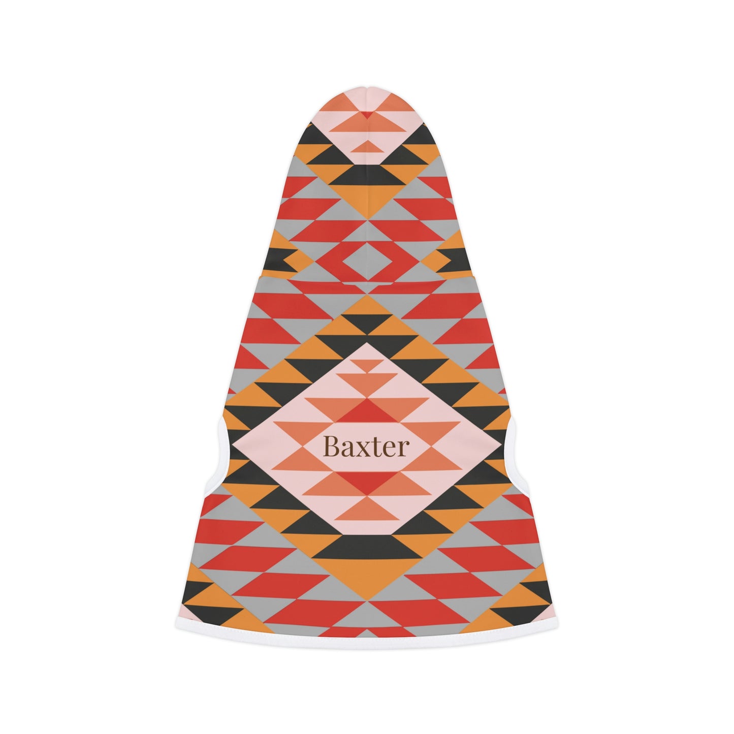 Personalized Western Boho Dusty Rose Pet Hoodie