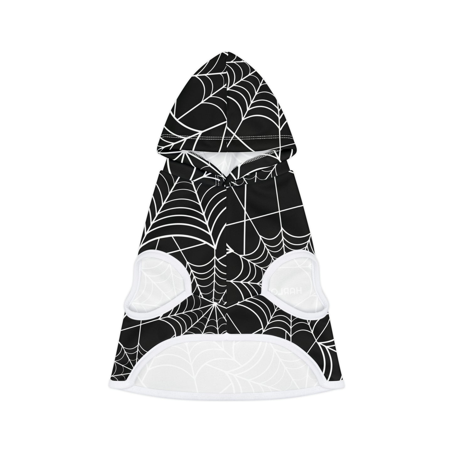 Personalized Goth Punk Spider Web Pet Hoodie