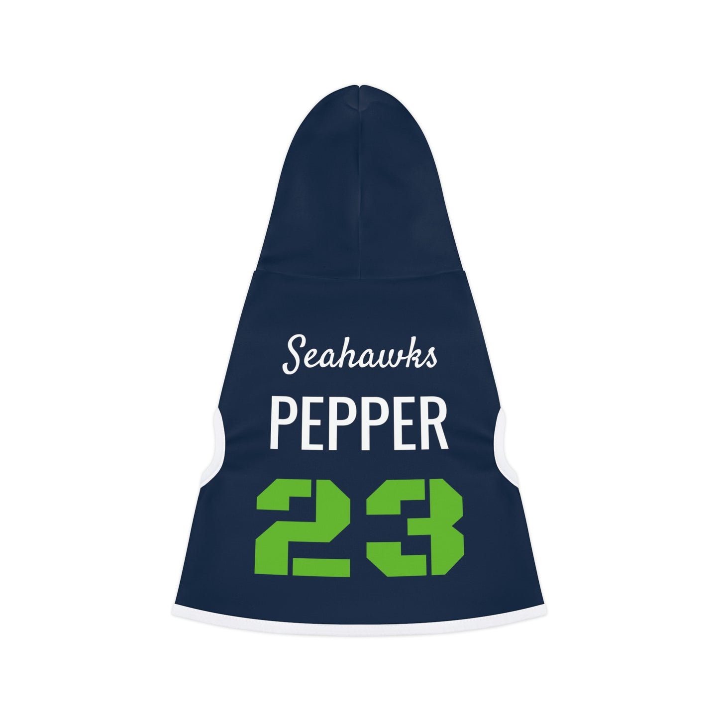 Personalized Seattle Seahawks Pet Hoodie