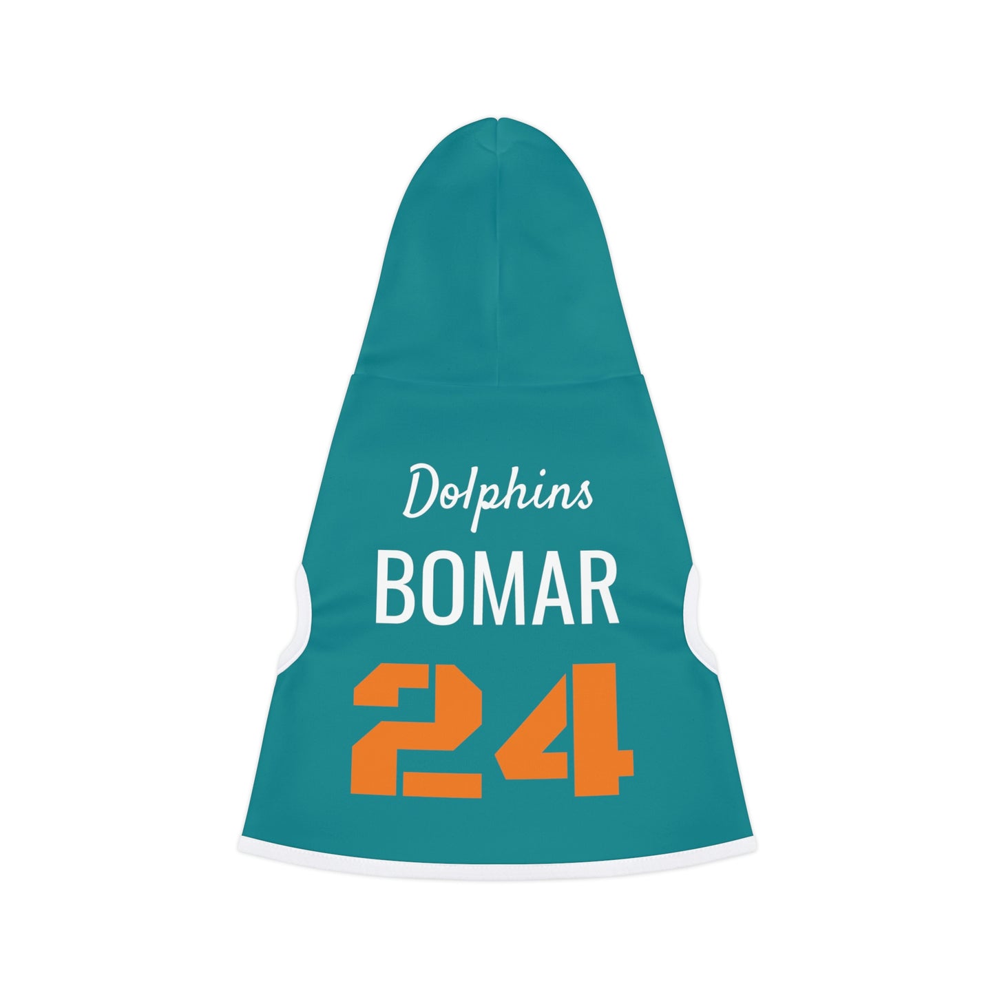 Personalized Miami Dolphins Pet Hoodie