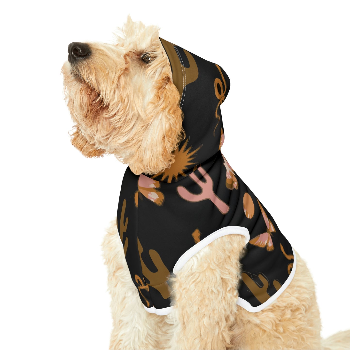 Personalized Western Desert Print Pet Hoodie