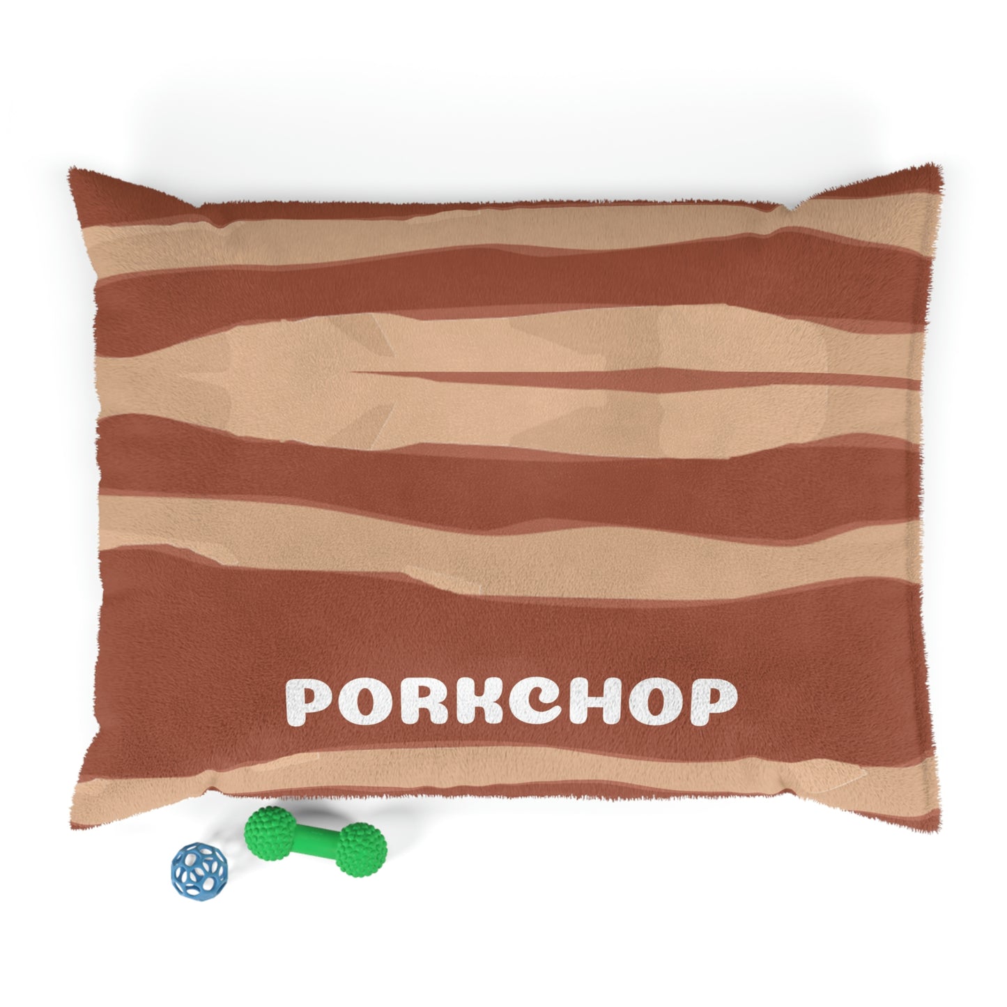 Personalized Bacon Strip Pet Bed