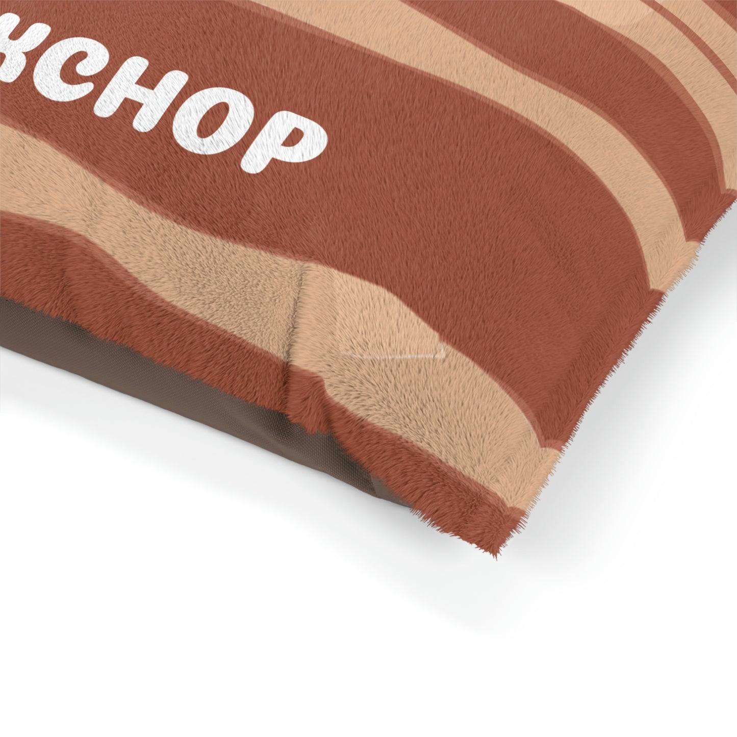 Personalized Bacon Strip Pet Bed