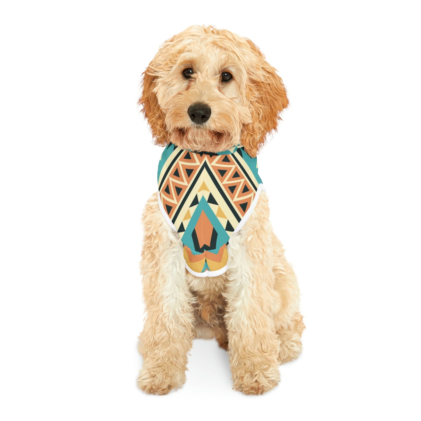 Personalized Western Boho Yellow Pet Hoodie