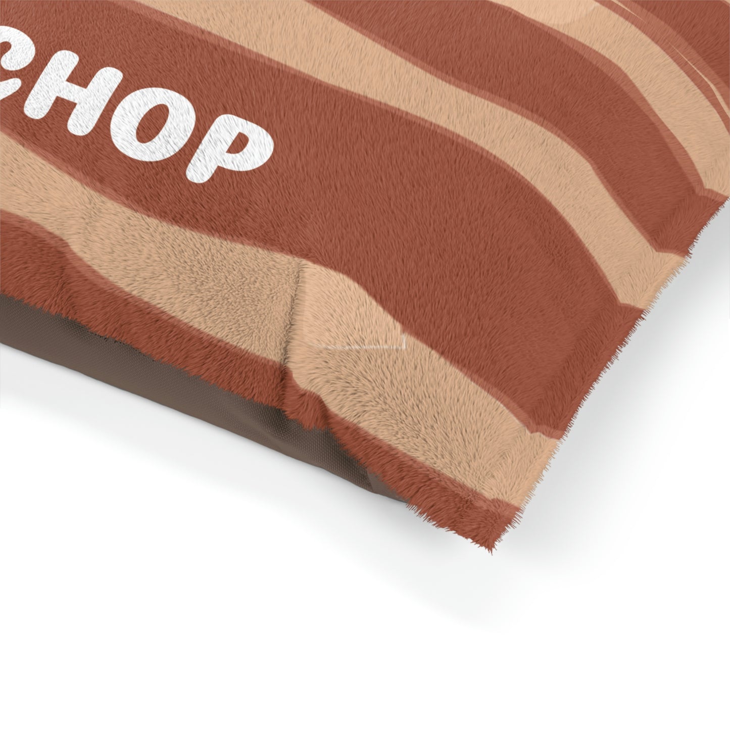 Personalized Bacon Strip Pet Bed