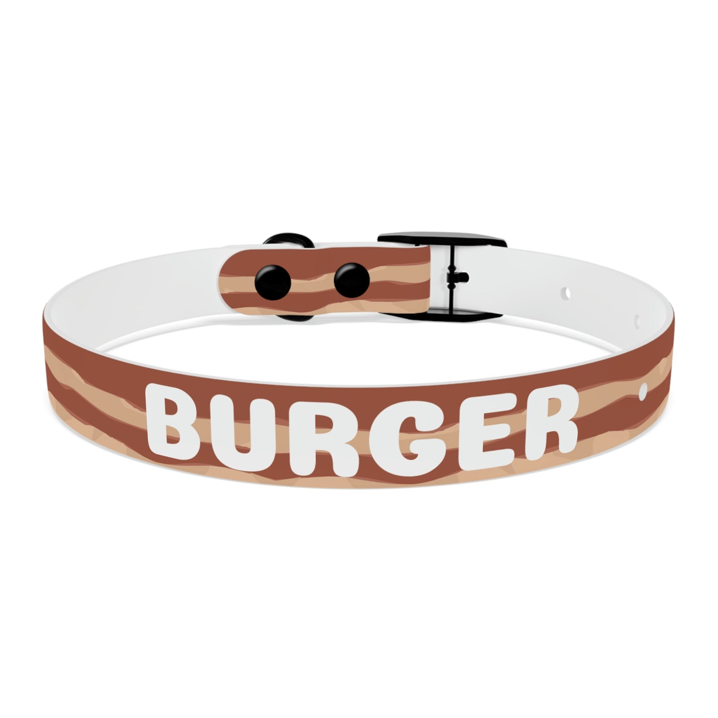 Personalized Bacon Strip Pet Collar