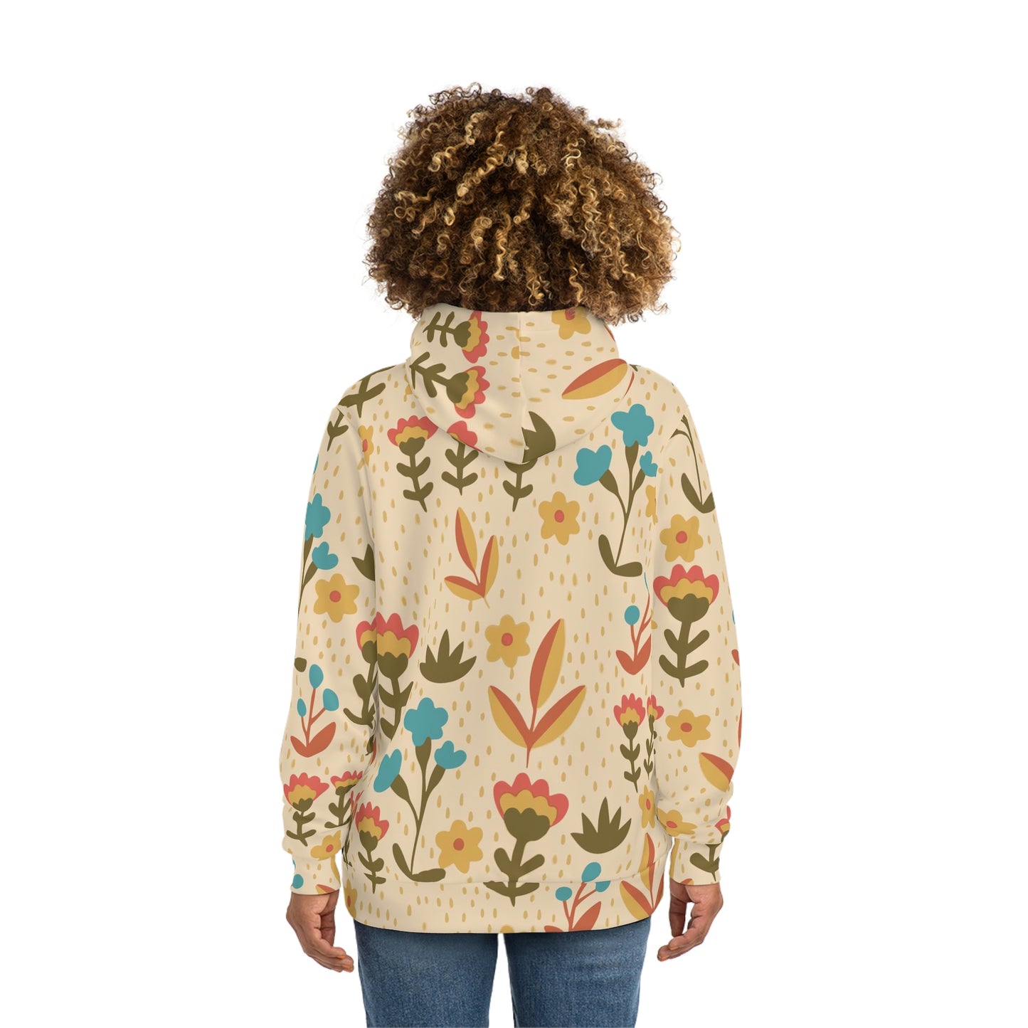 Personalized Western Boho Tan Floral Parent Hoodie