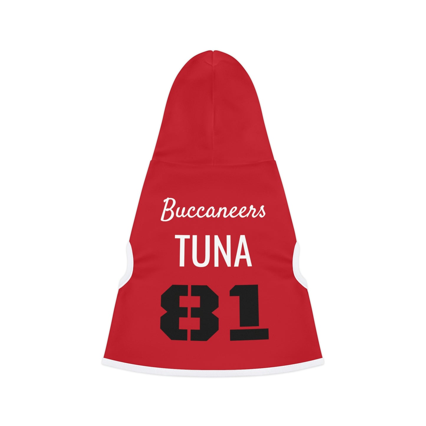 Personalized Tampa Bay Buccaneers Pet Hoodie