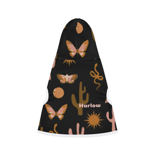 Personalized Western Desert Print Pet Hoodie