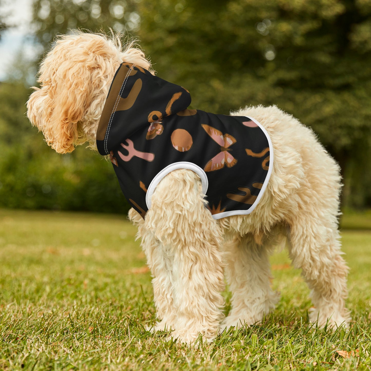 Personalized Western Desert Print Pet Hoodie