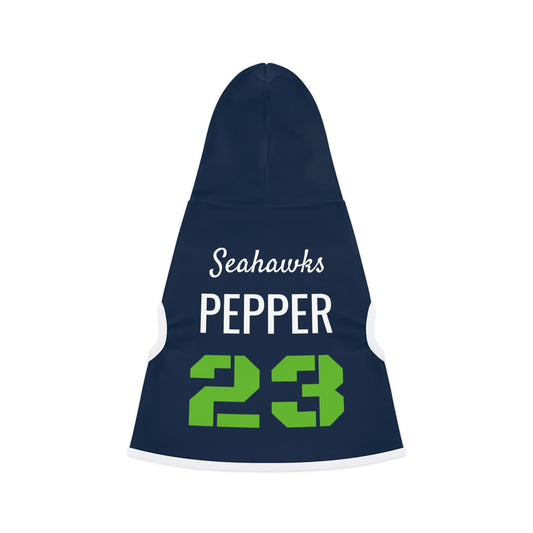 Personalized Seattle Seahawks Pet Hoodie