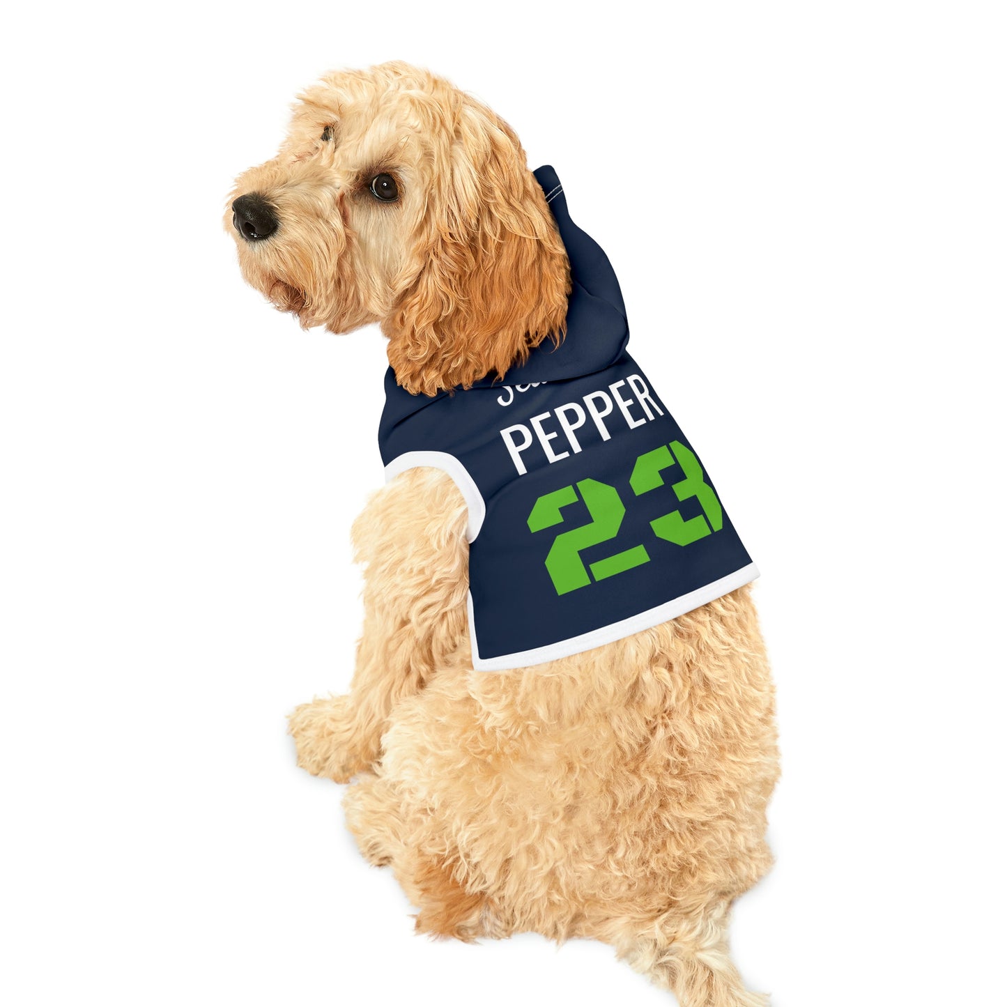 Personalized Seattle Seahawks Pet Hoodie